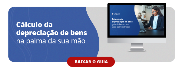 Cálculo da depreciação de bens na palma da sua mão. Baixar o guia