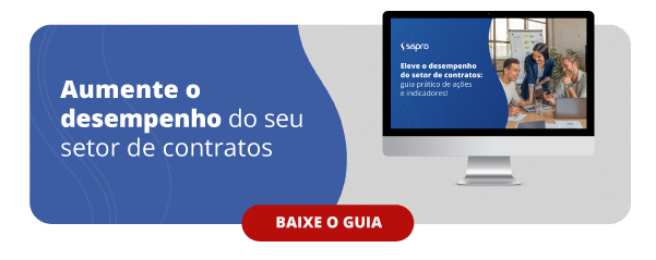 Aumente o desempenho do seu setor de contratos. Baixe o guia